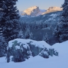 #C01 - Winter Sunrise, Hallett Peak, RMNP 2001